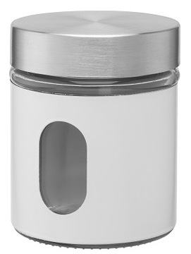 POJEMNIK NA ŻYWNOŚĆ ARTYKUŁY SYPKIE MAKARON PŁATKI RYŻ SÓL 320ml BIAŁY