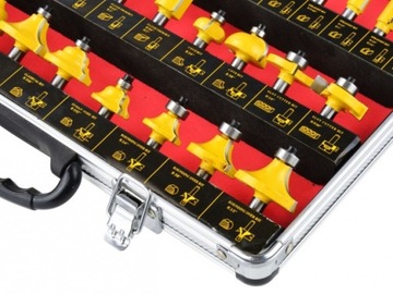 Zestaw frezów do drewna 35el.GEKO G01202