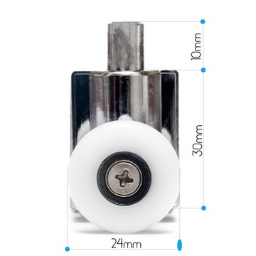РОЛИК НИЖНИЙ для кабин DURASAN PARMA 24мм ROL-06