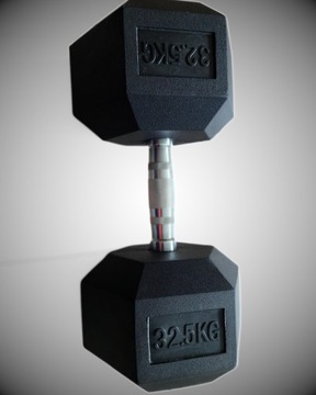 Hantle ogumowane sześciokątne Hex 17,5kg