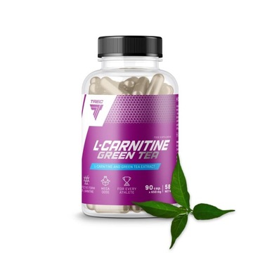 TREC L-CARNITINE + GREEN TEA 90caps KARNITYNA ! !