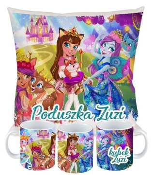 ZESTAW PODUSZKA KUBEK ENCHANTIMALS PREZENT