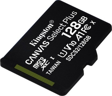 Карта Kingston Canvas Select Plus MicroSDXC 128 ГБ, класс 10 UHSI/U1 A1 V10