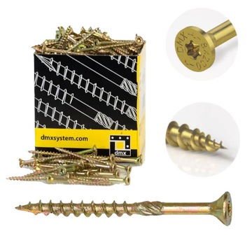 Wkręty ciesielskie do drewna 5x80 mm 200 sztuk Domax