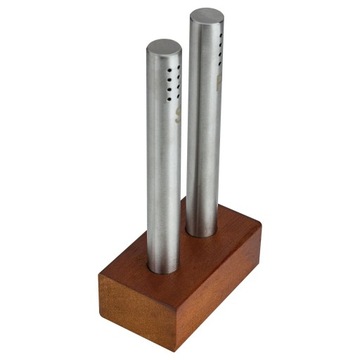 УЗКАЯ СОЛЬ И ПЕРЦЕРКА ПРИПРАВА 2 ШТ. ПОДСТАВКА