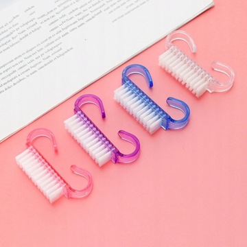 100 мини-кистей для ногтей, маникюрная пыль