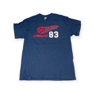 Koszulka t-shirt męski GILDAN USA VOLLEYBALL L