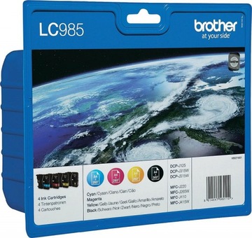 Atramenty Brother LC985 ValuePack Oryginalne