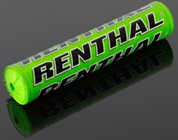 ГУБКА ДЛЯ РУЛЯ RENTHAL SX PAD (240 ММ) ЦВЕТ ЗЕЛЕНЫЙ С ЛОГОТИПОМ RENTHAL
