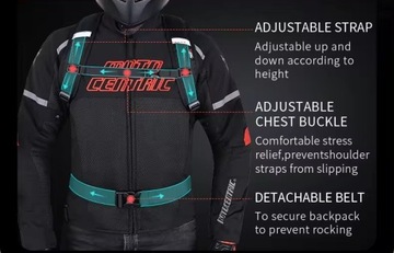 Мотоцентрический мотоциклетный рюкзак, карбоновый мотоциклетный рюкзак, панцирь черепахи