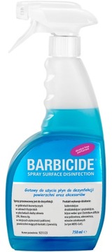 Barbicide spray do dezynfekcji powierzchni w salonach ładny zapach 750 ml