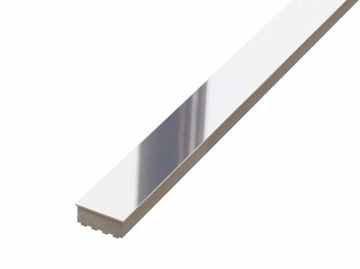Listwa metalowa na płytce Srebrny Połysk 2x90cm
