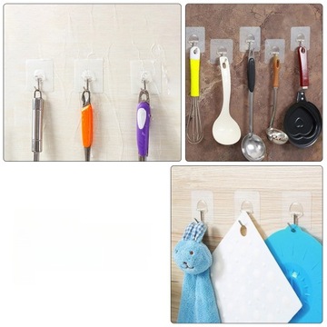 20 шт. ПРОЧНЫЙ КРЮЧОК САМОКЛЕЯЩИЙСЯ ДЛЯ ОДЕЖДЫ