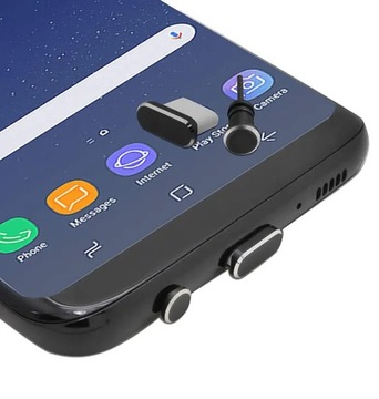 Daalo Пылезащитный чехол для USB-C 2 шт. черный.