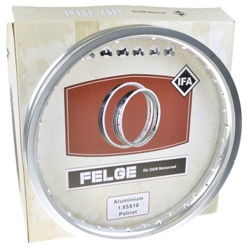 FELGA OBRĘCZ 1.85-18 IFA ALUMINIOWA MZ ETZ TS WSK