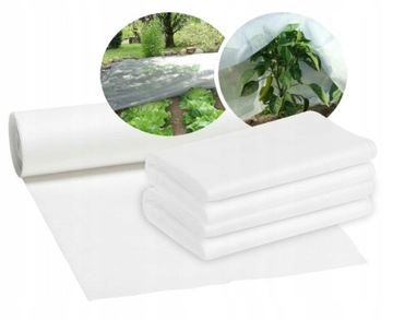 Agrowłóknina ZIMOWA BIAŁA do okrywania roślin otulina ogrodowa 50g 1,6x25m