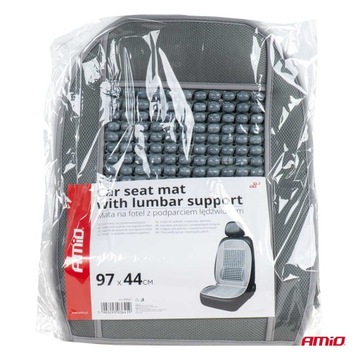 Бисерный коврик для сиденья со спинкой для автомобиля АМИО-0
