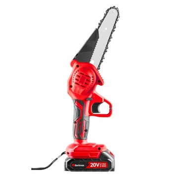 Аккумуляторная цепная пила 20 В 800 Вт 2 аккумулятора 2,0 Ач BARTIMEX