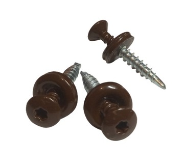 Wkręty FARMERSKIE TORX 4,8x20 RAL 8017 ETANCO 250x