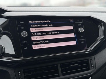 Volkswagen T-Cross SUV 1.0 TSI 115KM 2019 Volkswagen T-Cross TSI 115KM Life Bamboo Garden Martwe pole LED Kamera, zdjęcie 29