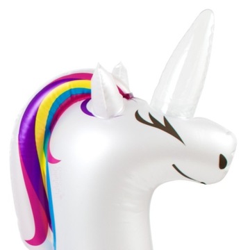 ЦВЕТНОЕ надувное колесо Единорог с БЛЕСКАМИ ПЕГАС
