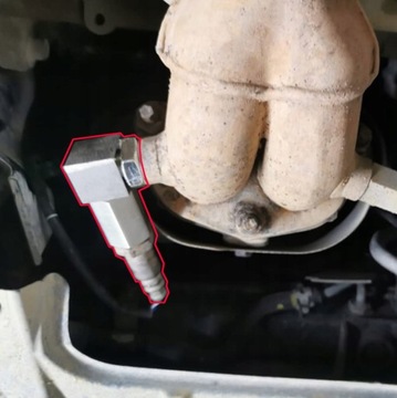УГЛОВОЙ ЭМУЛЯТОР 90° ЛЯМБДА-ЗОНДА С КАТАЛИЗАТОРОМ M18x1,5