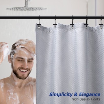 S-ОБРАЗНЫЕ ДЕКОРАТИВНЫЕ ДУШЕВЫЕ КРЮЧКИ ДЛЯ ШТОР