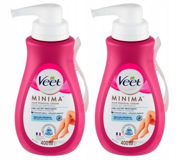VEET MINIMA Крем для депиляции 400 мл VEET Крем для депиляции для чувствительной кожи