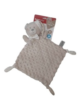 BotoBaby Przytulanka - Minky miś BEŻOWY ZW-SET