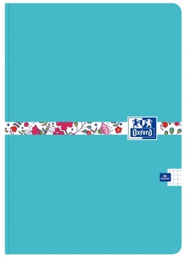 BRULION OXFORD FLORAL B5 96 KARTEK KRATKA Z MARGIN