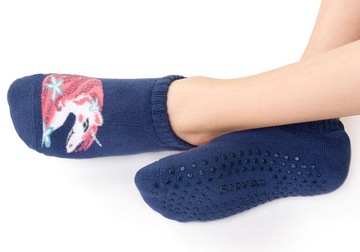 Kapcie frotte antypoślizg ABS 32-34 Jeans jednoroż