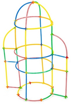 КРЕАТИВНЫЙ НАБОР ТРУБОК Конструкторы Трубочки Палочки Коробка 1000 шт.