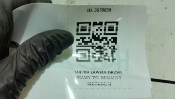 044789 PANT DVEŘE PRAVÝ ZADNÍ RENAULT MEGANE II