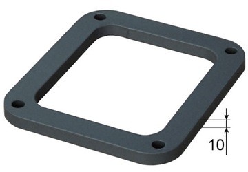 PODSTAWKA h=10mm ANTRACYT Stoper Opór Odbój do Bramy