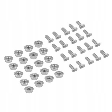 20 ZESTAW ŚRUBY ŚRUBA M6 DO SZKLARNI NAKRĘTKA