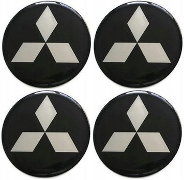 MITSUBISHI 55mm NAKLEJKI NA FELGI DEKIELKI KOLPAKI