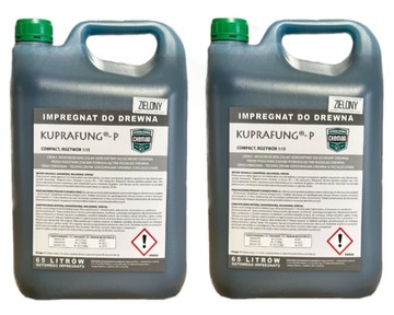 Chemar Impregnat do drewna 1:13 KUPRAFUNG-P zielony 10l