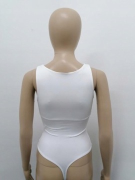 L6C202*VERO MODA BODY BIAŁE CASUAL 32 XXS A01