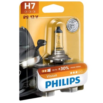 PHILIPS ŻARÓWKA H7 12V 55W Vision +30%