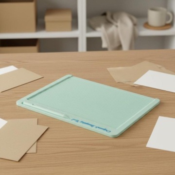 Инструмент для биговки бумаги, большой размер, конверт, Fold Tool Multi Use Paper Green