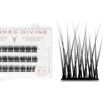 Rzęsy kępki - V-Lashes DIVINE | skręt C 13mm
