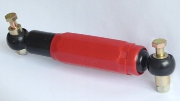 Комплект: два красных амортизатора оси AL-KO Octagon 1800-3500 кг + кронштейны
