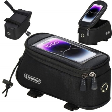 ETUI SAKWA TORBA NA ROWER RAMĘ BAGAŻNIK ROWEROWA TELEFON WODOODPORNA