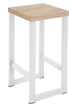 Taboret 60 cm Loft BIAŁY Krzesło Taborety KOLORY