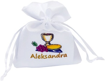 Подарочный пакетик для гостей, Святое Причастие + ИМЯ