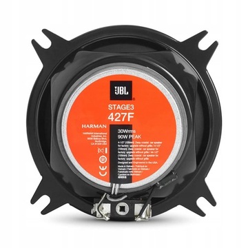 ДИНАМИКИ JBL STAGE3 427F 100MM 2-полосные !акция!