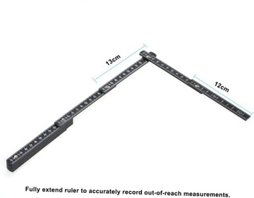 Складные линейки из десяти частей, 1 метр, складные, 3 фута, универсальное внутреннее чтение