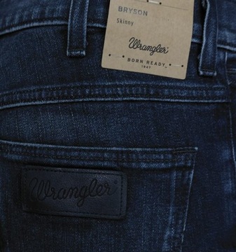 WRANGLER BRYSON SPODNIE JEANSOWE RURKI W30 L32