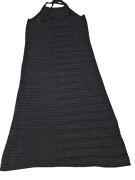 Sukienka letnia czarna Massimo Dutti L
