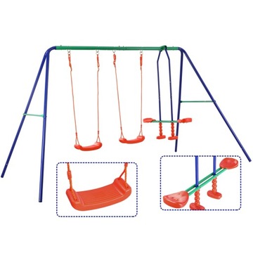 САДОВЫЕ КАЧЕЛИ ДЛЯ ДЕТЕЙ ИГРОВАЯ ПЛОЩАДКА 3 КАЧЕЛИ